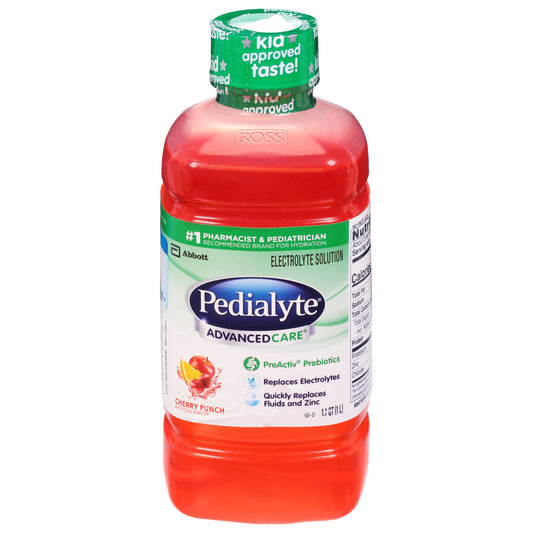 Abbott Pedialyte AdvanceCare Cherry Punch Electrolyte Solution 1.1 qt