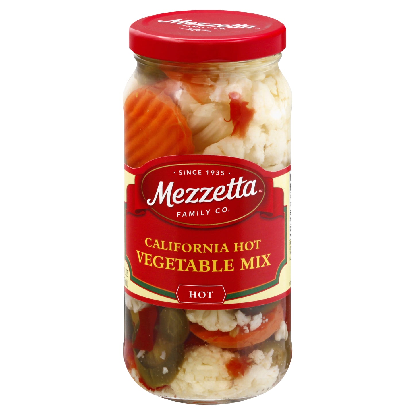 Mezzetta California Hot Vegetable Mix 16 oz