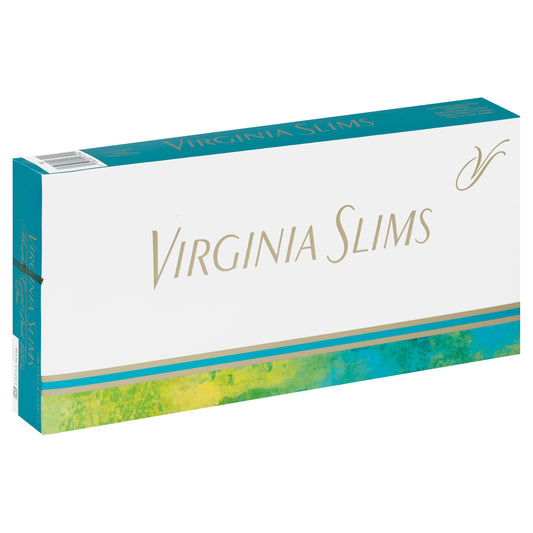 Virginia Slims Cigarettes 200 ea - Gold Pack, Menthol, 120's