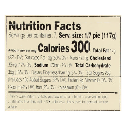 Cyrus O'Leary's Pie Co Sour Cream Lemon Pie 29 oz