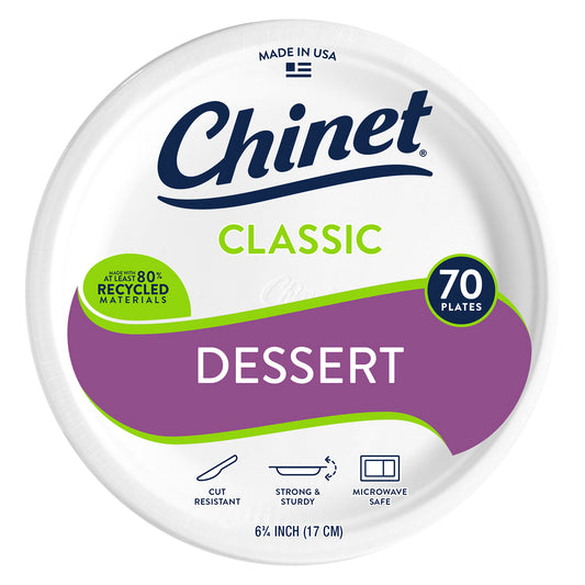 Chinet Classic® Dessert Plate 6 3/4in (70 Count)