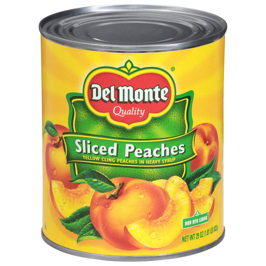 Del Monte Sliced Peaches 29 oz