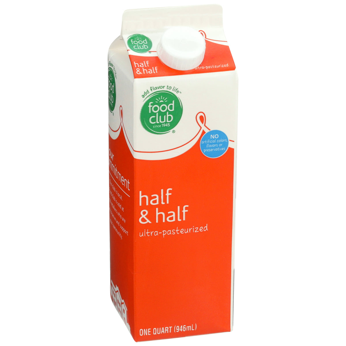 Half & Half - ONE OUART (946mL)