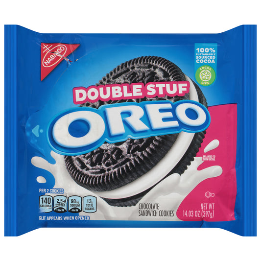 Oreo Double Stuf Chocolate Sandwich Cookies 14.03 oz