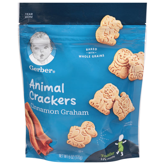 Gerber Animal Cinnamon Graham Crackers 6 oz