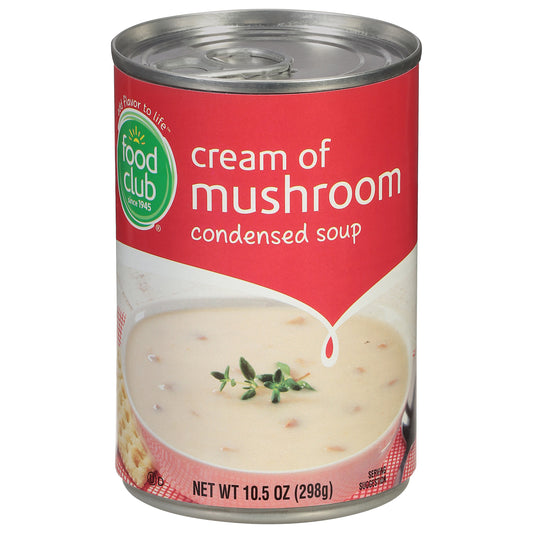 Food Club Condensed Cream of Mushroom Soup 10.5 oz