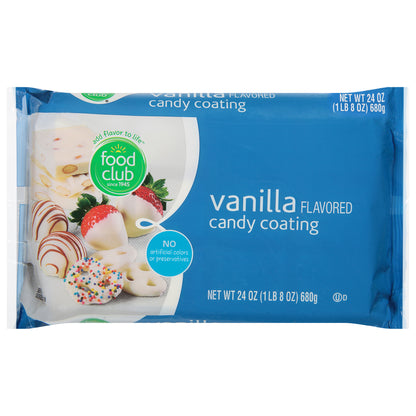 Food Club Vanilla Flavored Candy Coating 24 oz