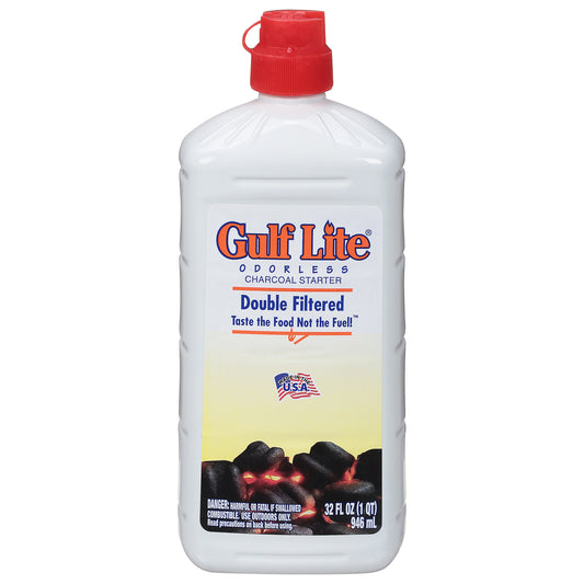 Gulf Lite Odorless Double Filtered Charcoal Starter 32 fl oz
