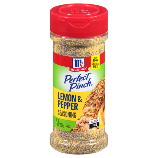 McCormick Perfect Pinch Lemon Pepper Seasoning, 5.75 oz