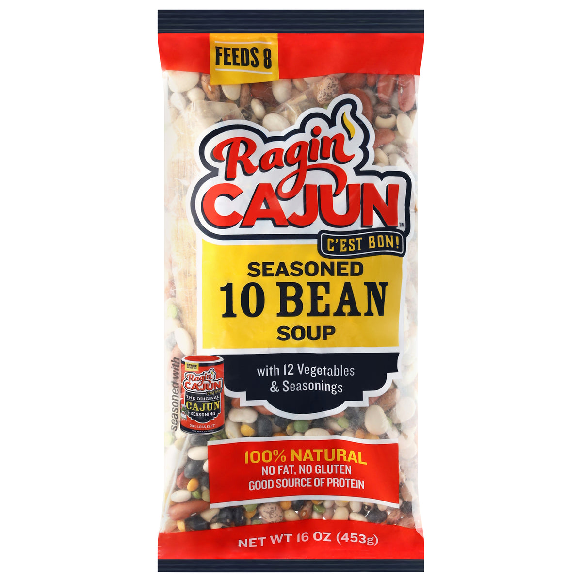 Ragin' Cajun Seasoned 10 Bean Soup 16 oz