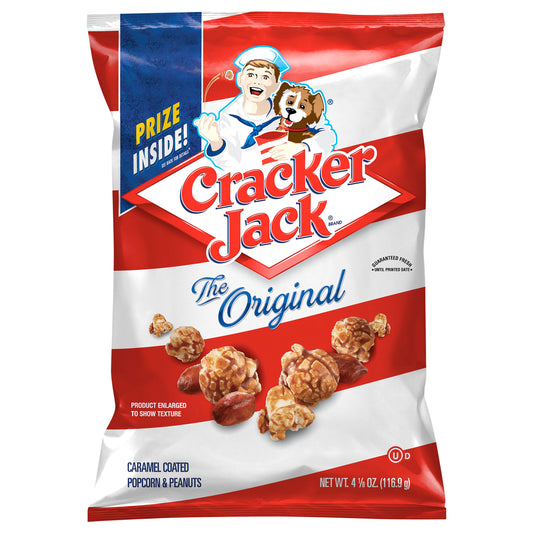Cracker Jack Caramel Coated The Original Popcorn & Peanuts 4.125 oz