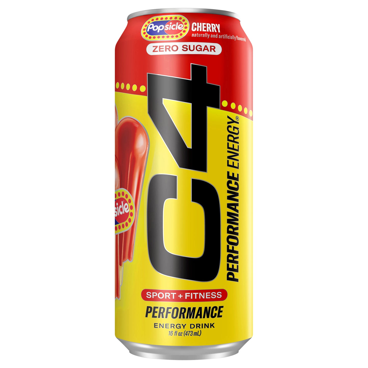 C4 Performance Cherry Popsicle Energy Drink, 16 fl oz can