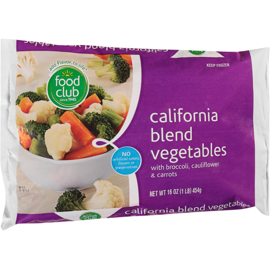 Food Club California Blend Vegetables With Broccoli, Cauliflower & Carrots