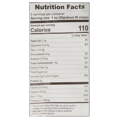 PeaKaPop Popped Not Fried BBQ Veggie Crisps 5 oz