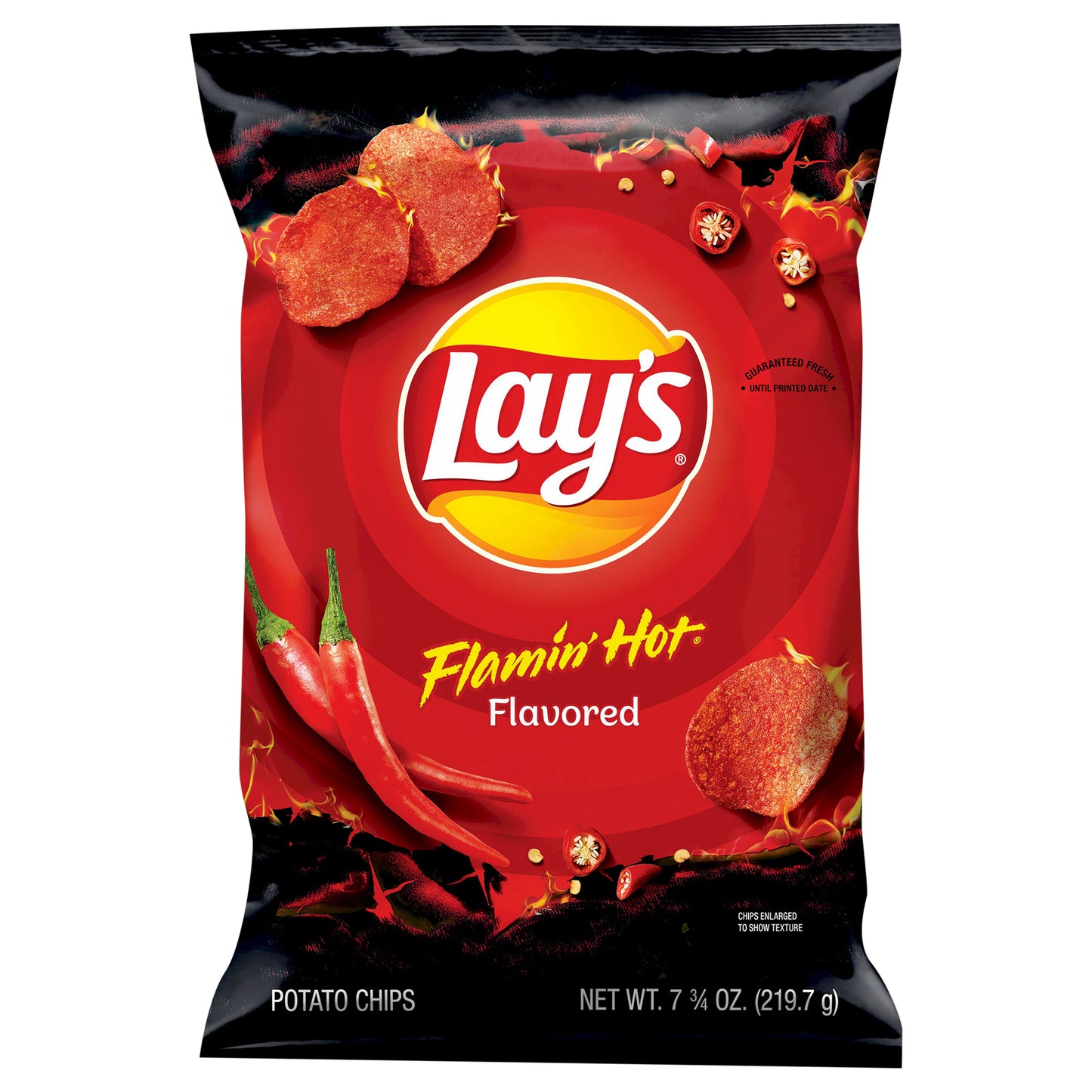 Lay's Potato Chips Flamin' Hot Flavored 7 3/4 Oz