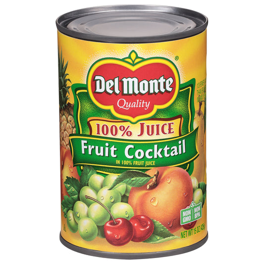 Del Monte 100% Juice Fruit Cocktail 15 oz