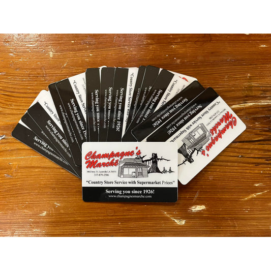 Champagne's Marche' Gift Card